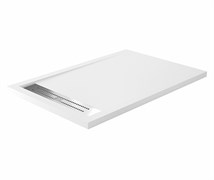 WASSERKRAFT Mindel 85T Душевой поддон прямоугольный искусственный камень размер 140x80 см, белый WASSERKRAFT 85T35