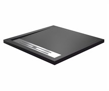 WASSERKRAFT Abens 20T Душевой поддон квадратный искусственный камень размер 90x90 см, черный WASSERKRAFT 20T03