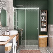 WASSERKRAFT Vils 56R Душевая стенка ширина 90 см, цвет хром WASSERKRAFT 56R07-RP90