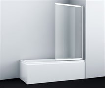 WASSERKRAFT Main 41S Стеклянная шторка для ванны раздвижные, распашные ширина 100 см профиль - хром / стекло - Матовое WASSERKRAFT 41S02-100 RM