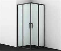 WASSERKRAFT Dill 61S Душевой уголок квадратный размер 90x90 см двери раздвижные профиль - черный / стекло - прозрачное WASSERKRAFT 61S03