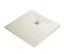 WASSERKRAFT Aller 10T Душевой поддон квадратный искусственный камень размер 90x90 см, слоновая кость WASSERKRAFT 10T03