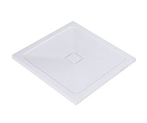 WASSERKRAFT Dinkel 58T Душевой поддон квадратный искусственный камень размер 90x90 см, белый WASSERKRAFT 58T03