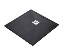 WASSERKRAFT Dill 61T Душевой поддон квадратный искусственный камень размер 90x90 см, черный WASSERKRAFT 61T03
