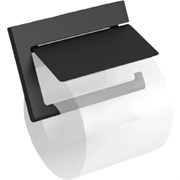 LANGBERGER Black Edition Бумагодержатель с крышкой (гориз.) (38041A-BP), черный матовый BLACKEDITION38041A-BP