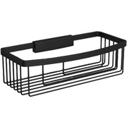 LANGBERGER Black Edition Мыльница "решетка" 2-ая глуб. к стене (L&C) (72360T-BPC), черный матовый BLACKEDITION72360T-BPC