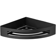 LANGBERGER Black Edition Полка угл. хром. 1-эт. (75260-BPC), черный матовый BLACKEDITION75260-BPC