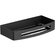 LANGBERGER Black Edition Полка хром. к стене 1-эт. (75160-BPC), черный матовый BLACKEDITION75160-BPC