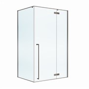 CEZARES Liner Душевой уголок прямоугольный размер 120x90 см двери распашные профиль - оружейная сталь / стекло - прозрачное LINER-AH-1-120/90-C-GM-R
