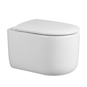 ABBER Bequem Унитаз AC1129 подвесной белый, безободковый, смыв торнадо AC1129