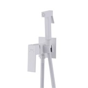 ABBER Daheim Смеситель AF8226W с гигиеническим душем,белый матовый AF8226W