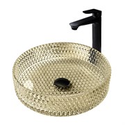 ABBER Glas Раковина накладная стеклянная AK2301GG золото AK2301GG