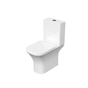 AQUATEK Optima Square Унитаз напольный, безободковый 665x345x775, крышка-сиденье дюропласт, легкосъемное с микролифтом, белый AQ4411-00
