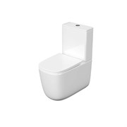 AQUATEK Optima Plus Square Унитаз напольный, безободковый, система смыва торнадо, 620x355x790, крышка-сиденье дюропласт, легкосъемное с микролифтом, белый AQ4451-00
