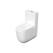 AQUATEK Optima Plus Унитаз напольный, безободковый, система смыва торнадо, 620x355x790, крышка-сиденье дюропласт, легкосъемное с микролифтом, белый AQ4452-00