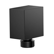AQUAme Savona Выход из стены, черный матовый AQM8713MB