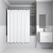 IDDIS Штора для ванной 200x180 см белый PE (P02PE18i11) ,цвет белый P02PE18i11