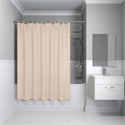 IDDIS Штора для ванной 200x180 см бежевый PE (P01PE18i11) ,цвет бежевый P01PE18i11