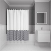 IDDIS Штора для ванной, 200x180 см, Полиэстер, серый, (BW01P18i11) ,цвет серый BW01P18i11