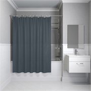 IDDIS Штора для ванной, 200x180 см, Полиэстер, серый, (BS01P18i11) ,цвет серый BS01P18i11