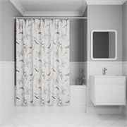 IDDIS Штора для ванной 200x180 см, Полиэстер (BP05P18i11) ,цвет белый BP05P18i11