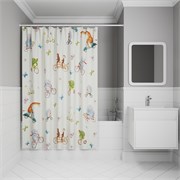IDDIS Штора для ванной 200x180 см, Полиэстер (BA03P18i11) ,цвет желтый BA03P18i11