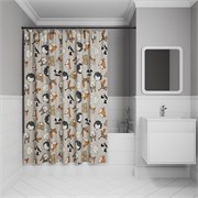 IDDIS Штора для ванной 200x180 см, Полиэстер (BA02P18i11) ,цвет серый BA02P18i11