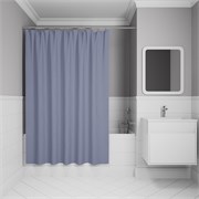 IDDIS Штора для ванной Base 200x240 см, Полиэстер (BD03P24i11) ,цвет серый BD03P24i11