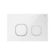 IDDIS Клавиша смыва белая Uniglass 001 (UNG01GWi77) UNG01GWi77