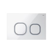 IDDIS Клавиша смыва белая Uniglass 001 (UNG01WCi77) UNG01WCi77