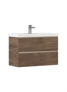 VELVEX Тумба под раковину Mondi 800-0-2 (Madera Classica Slim) навесная акация темная (308 акация темная) 308 акация темная