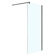 AZARIO Душевая перегородка  CHICAGO Walk-in 800x1950 прозрачное стекло 8 мм, покрытие EASY CLEAN, цвет профиля черный (AZ-NAR6310 800 Black) AZ-NAR6310 800 Black