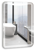 AZARIO Зеркало Мали 550х800 c подсветкой и диммером, сенсорный выключатель (LED-00002534) LED-00002534