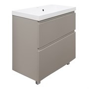 AZARIO Комплект Тумба Viola 80/2Н 800х450х850 напольная, с раковиной Астория 80, бежевый (CS00097141), цвет бежевый CS00097141