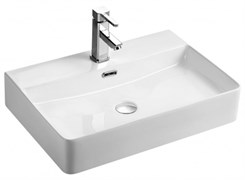 AZARIO Раковина накладная 600х420х120 прямоугольная, белый (AZ-2173) AZ-2173