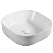 AZARIO Раковина 43х43х13,5 накладная , цвет белый глянец (AZ-41288) AZ-41288