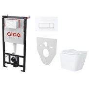 AZARIO Сет инсталляция Alсa AM101/1120-4:1 RU M570-0001 + унитаз Teramo AZ-0052 с сиденьем микролифт AM101/1120-4:1 RU M570-0001+AZ-0052