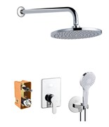 AZARIO Промо-комплект встраиваемый для душа TEVIS, хром (AZ-15490721) AZ-15490721