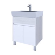 AQUATON Тумба под раковину ВЕРДИ 60 Напольная, белый ясень (1A207701VDAV0) 1A207701VDAV0