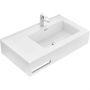 AQUATON Раковина Квадро Про 80 R, правая, белая (1A734331QA01R) 1A734331QA01R