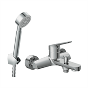CERSANIT Flavis Комплект FLAVIS 2 в 1 смеситель для ванны FLAVIS душевой гарнитур CARI (64509) 64509