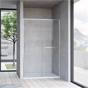 VINCEA Slim Soft Душевая дверь раздвижная ширина 120 см, профиль - брашированный никель / стекло - прозрачное VDS-1SS120CLBN