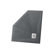 VINCEA Поддон для душа из искусственного камня пятиугольный размер 100x100 см, цвет Антрацит VST-4SP1010A