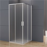 VINCEA Rapid-N Душевой уголок квадратный/прямоугольный размер 110x70 см, двери раздвижные, профиль - хром / стекло - текстурное VSS-3RN8012E10MT