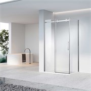 VINCEA Como-N Душевой уголок прямоугольный размер 160x80 см, двери раздвижные, профиль - хром / стекло - прозрачное VSR-4CN8016CL