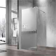 VINCEA Walk in Душевая перегородка ширина 100 см, профиль - хром / стекло - зеркальное VSW-1H100MR