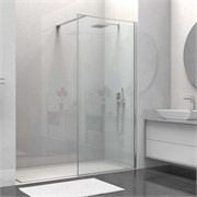 VINCEA Walk in HS Душевая перегородка ширина 100 см, профиль - хром / стекло - прозрачное VSW-1HS100CL