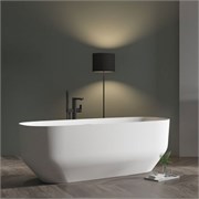 VINCEA Ванна акриловая VBT-630, 1700*750*600, цвет белый, слив-перелив в комплекте, белый VBT-630