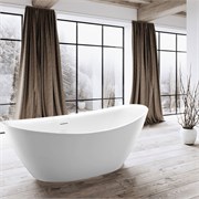 VINCEA Ванна акриловая VBT-203, 1800*850*650, цвет белый, щелевой перелив VBT-203