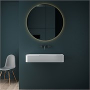 VINCEA Раковина из искусственного камня VWB-6S412MW, 1200*400*150, подвесная, цвет белый матовый VWB-6S412MW